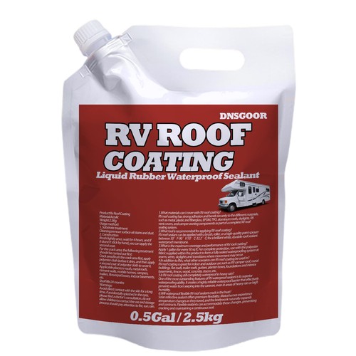 Roof coating 5gal 64fl oz - roof, 0.5gal/64fl.oz